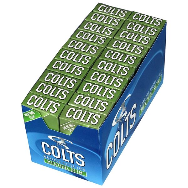 COLTS（コルツ） スリムフィルター メンソール 20箱セット 〔手巻きたばこ用 フィルター〕 (代引不可)