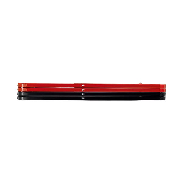 （まとめ）HOME STYLINGSLIM フォールディングチェア レッド SL-RD 1脚 【×3セット】