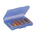 (まとめ) オープン工業 コインケース各硬貨50枚収容 M-650 1個 【×10セット】 (代引不可)