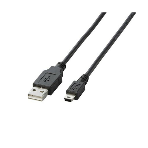 【5個セット】エレコム USB2.0ケーブル/A-miniBタイプ/ノーマル/5m/ブラック U2C-M50BKX5 (代引不可) 【5個セット】エレコム USB2.0ケーブル/A-miniBタイプ/ノーマル/5m/ブラック U2C-M50BKX5 (代引不可)
