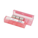 (まとめ) オープン工業 コインケース(50枚収納)50円硬貨用 桃 M-50 1個 【×50セット】 (代引不可)