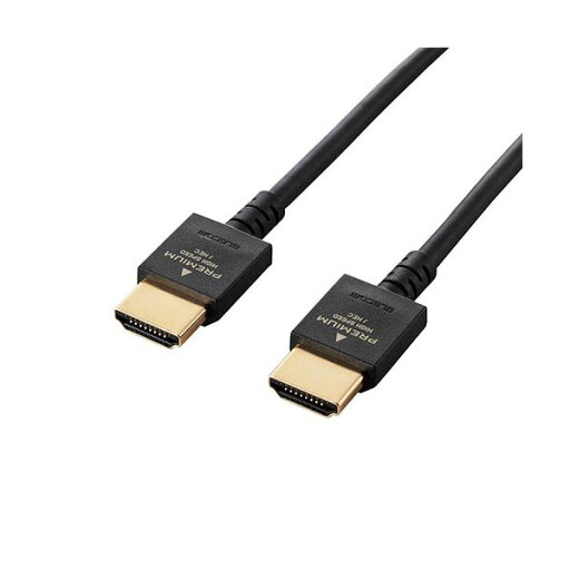 【5個セット】 エレコム HDMIケーブル/Premium/やわらか/1.0m/ブラック DH-HDP14EY10BKX5 (代引不可) 【5個セット】 エレコム HDMIケーブル/Premium/やわらか/1.0m/ブラック DH-HDP14EY10BKX5 (代引不可)