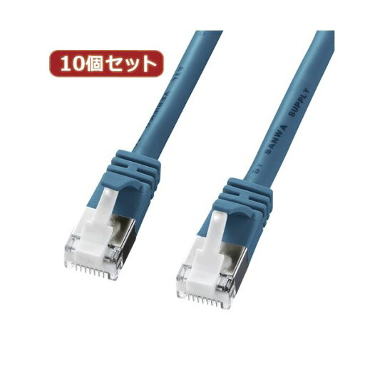 10個セットサンワサプライ ツメ折れ防止カテゴリ5eSTPLANケーブル KB-STPTS-03BLX10 (代引不可) 10個セットサンワサプライ ツメ折れ防止カテゴリ5eSTPLANケーブル KB-STPTS-03BLX10 (代引不可)