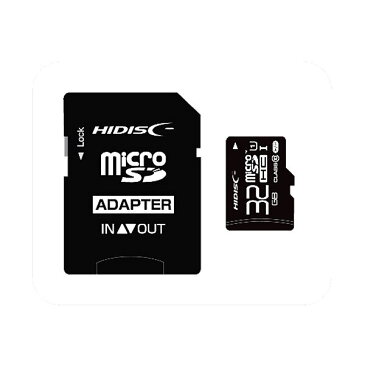 (まとめ) ハイディスク microSDHCカード32GB class10 UHS-I対応 SD変換アダプター付き HDMCSDH32GCL10UIJP3 1枚 【×5セット】