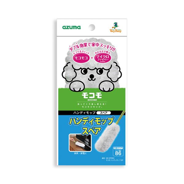 (まとめ) アズマ工業 モコモハンディモップ スペア 1個 【×30セット】