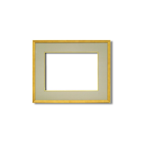 【日本画額】木製フレーム 和額 色紙額 色紙Fサイズ 木製日本画額F4サイズ（333×242mm）ウグイス (代引不可)