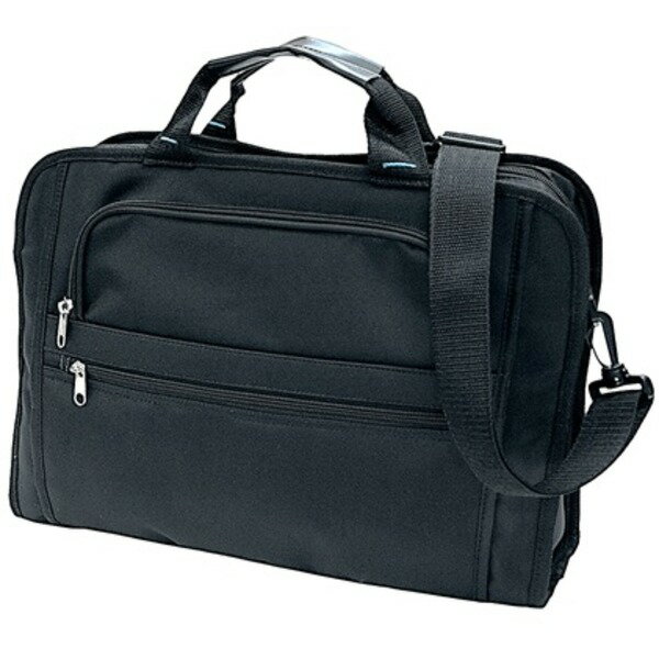 2WAY・B4サイズ対応・PC対応ビジネスショルダーバック ブラック ショルダーベルト/取外し長さ調節可 肩..