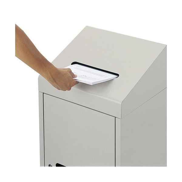山崎産業 機密文書回収ボックス A3YW-170L-ID 1台 (代引不可) [3]