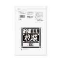 (まとめ) 日本サニパック ポリゴミ袋 透明 120L L-96【×10セット】 (代引不可)