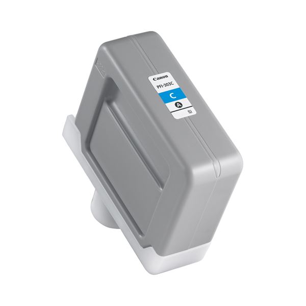 (まとめ) キヤノン Canon インクタンク PFI-303 染料シアン 330ml 2959B001 1個 【×5セット】 (代引不可)