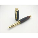 銘木材 万年筆/文房具 【黒檀 こくたん】 日本製 中太字 文具 オフィス用品 ステーショナリー【送料無料】 (代引不可)