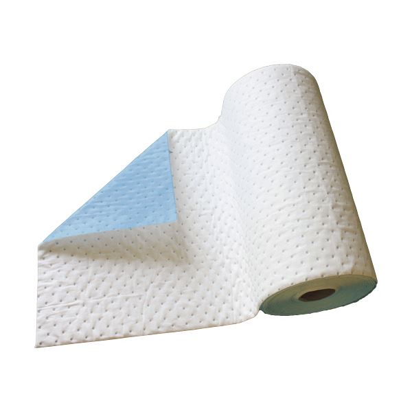 TRUSCOフィルム裏地付き油吸収シート 油専用 ロールタイプ 幅600mm TOAM-620 1巻 (代引不可)