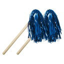 (まとめ)民舞カチカチ棒2本組 青 【×10個セット】 (代引不可)