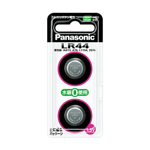 (まとめ)パナソニック アルカリボタン電池LR-44/2P 1パック(2個)【×10セット】 (代引不可) (まとめ)パナソニック アルカリボタン電池LR-44/2P 1パック(2個)【×10セット】 (代引不可)