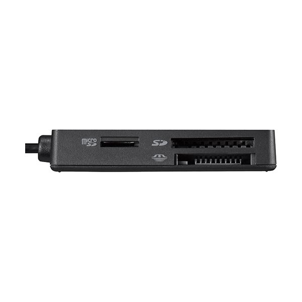 リコメン堂生活館の（まとめ）バッファロー USB3.0マルチカードリーダー スタンダード ブラック BSCR100U3BK 1台 【×3セット】｜アングル2