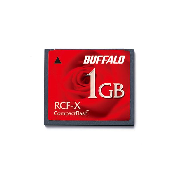 (まとめ)バッファロー コンパクトフラッシュ 1GB RCF-X1GY 1枚【×3セット】 (代引不可)