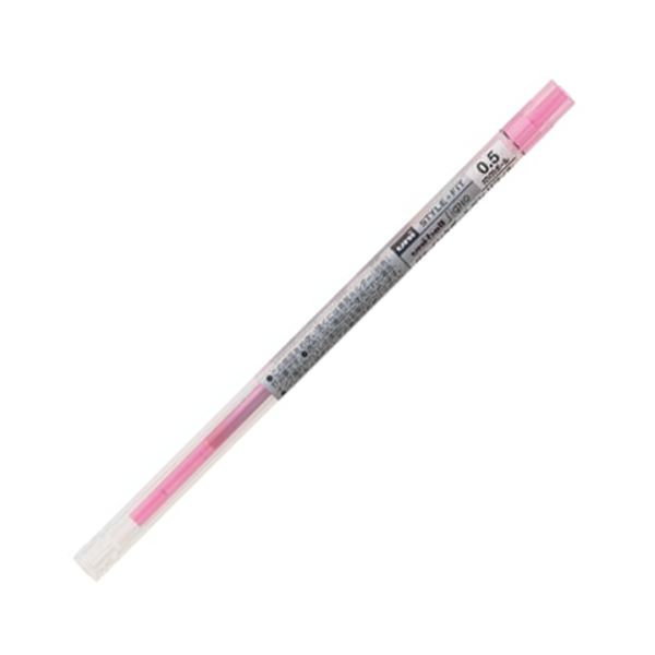 （まとめ） 三菱鉛筆 ゲルインクボールペンスタイルフィット 替芯 0.5mm ローズピンク UMR10905.66 1セット（10本） 【×5セット】 (代引不可)