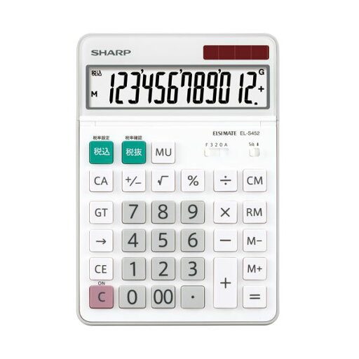 (まとめ) シャープ エルシーメイト電卓 12桁セミデスクトップ EL-S452-X 1台 【×10セット】 (代引不可) (まとめ) シャープ エルシーメイト電卓 12桁セミデスクトップ EL-S452-X 1台 【×10セット】 (代引不可)