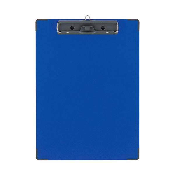 ■サイズ・色違い・関連商品■青[当ページ]■ダークグレー■緑■赤■商品内容●A4タテ、色は青、10枚セットです。●クリップにすべり止めカバーをプラスしました。用紙をしっかりと固定します。●クリップ部分に、便利なペンホルダーを追加。ペンも挟めます。太軸にも対応しています。(軸径7.5〜11mmのペンに対応)●丈夫なクロス貼りのボードに、さびないPP銅板のクリップと角金が付いています。とじ具と表紙は分別廃棄ができます。■商品スペックサイズ：A4タテ色：青寸法：タテ322×ヨコ235mm収容枚数：約40枚材質：表紙:クロス貼り芯材：古紙パルプ配合【キャンセル・返品について】商品注文後のキャンセル、返品はお断りさせて頂いております。予めご了承下さい。■送料・配送についての注意事項●本商品の出荷目安は【5 - 11営業日　※土日・祝除く】となります。●お取り寄せ商品のため、稀にご注文入れ違い等により欠品・遅延となる場合がございます。●本商品は仕入元より配送となるため、沖縄・離島への配送はできません。[ ヨハ-C28B ]