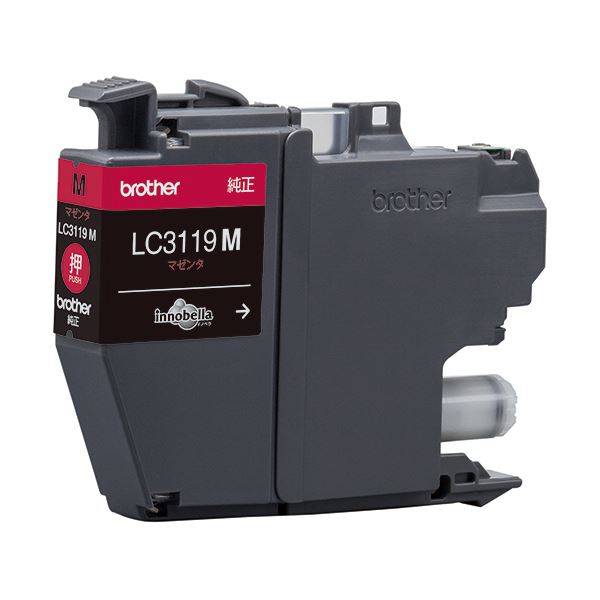 (まとめ)ブラザー インクカートリッジ マゼンタ大容量 LC3119M 1個 【×3セット】 (代引不可)