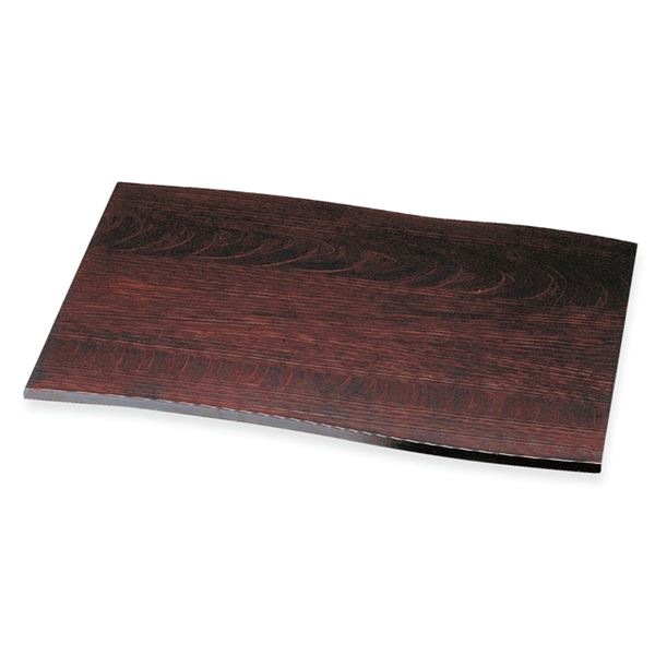 尺4 懐石乱調マット/トレー 【越前杉塗】 425×296×7mm 日本製 〔和食 レストラン 居酒屋 店舗 お店〕【..