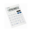 (まとめ) キヤノン Canon 抗菌キレイ電卓 HS-1201T SOB 12桁 大型 ホワイト 3443B002 1台 【×10セット】 (代引不可)(2)