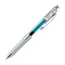 (まとめ)ぺんてる ゲルインクボールペン ノック式エナージェル インフリー 0.7mm ターコイズブルー(軸色:クリア)BL77TL-S3 1セット(10本)【×5セット】 (代引不可)(3)