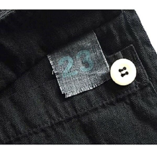 フランス海軍ヘリボーン地オーバーオールレプリカ ブラック 23（L）