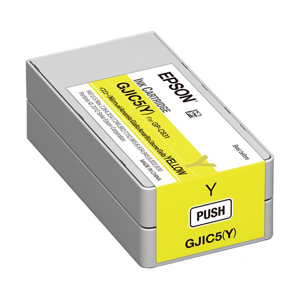 (まとめ) エプソン インクカートリッジ イエローGJIC5Y 1個 【×10セット】 (代引不可)