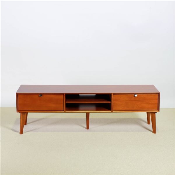 北欧ヴィンテージ調 AVボード/テレビ台 【Lサイズ】 幅150cm×奥行40cm×高さ46cm 木製 (代引不可)