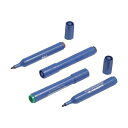 (まとめ) バーテック バーキンタ マーカー本体-青 インク:緑 BCMK-BG 66209700 1本 【×10セット】 (代引不可)(3)