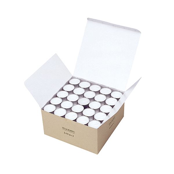 (まとめ) カメヤマ ティーライトティン 1パック（125個） 【×5セット】 (代引不可)