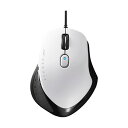 (まとめ)バッファロー 有線 BlueLED5ボタン ネオフィットマウス Mサイズ ホワイト BSMBU510MWH 1個【×3セット】 (代引不可)(2)