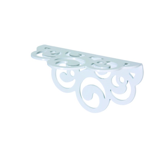 2×4Mate（ツーバイフォーメイト） XBP-200 アンティークL形ブラケット オフホワイト【2個セット】(3)