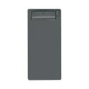 (まとめ)コクヨ クリップボードE別寸タテ(100×212mm)ダークグレー ヨハ-60DM 1セット(10枚)【×2セット】 (代引不可)