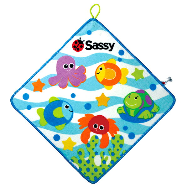 Sassy サッシー 正規品 ループ付きタオル シー NZSA96011
