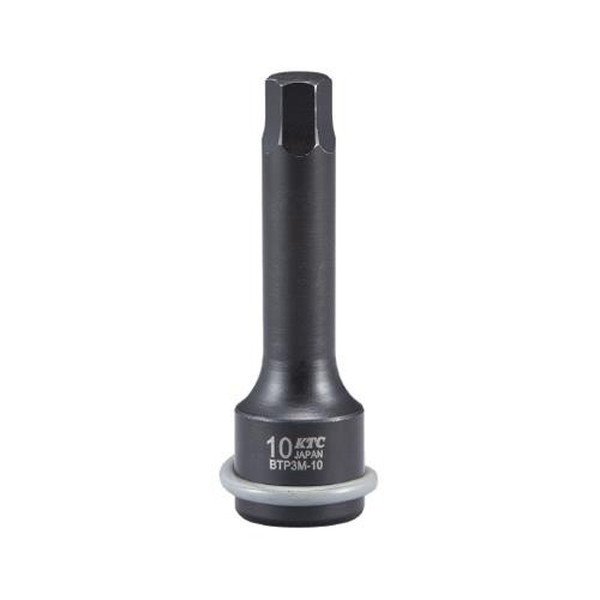 ●メーカー…京都機械工具（KTC）●型番…BTP3M-07P●対辺(mm)…7●全長(mm)…70●差込角…3/8”●サイズ(mm)…S：7、L：70、D1：22、D2：11.7●重量(g)…82●AMBAC（アンバック）システム…独自のピン抜け防止機構で作業の安全性を向上●先端六角部の長さを短くし、ねじれ剛性を高めた先端形状を採用。●少し奥まった個所にあるボルト・ナットにエクステンションバーを使わずリーチできるセミロングタイプ。●ピン・リング付原産国：日本【代引きについて】こちらの商品は、代引きでの出荷は受け付けておりません。【送料について】北海道、沖縄、離島は別途送料を頂きます。