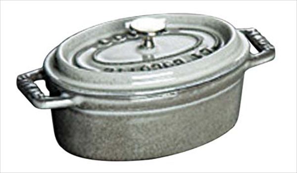 ストウブ ピコ・ココット 楕円 17 グレー 40509-481(代引き不可)【送料無料】