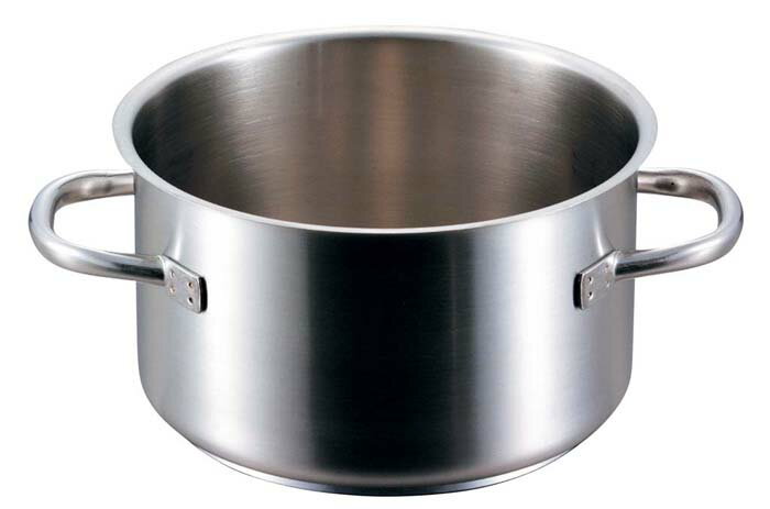 Ih/Gas Compatible - パデルノ　半寸胴鍋（蓋無）1007−22　電磁(代引き不可)【送料無料】