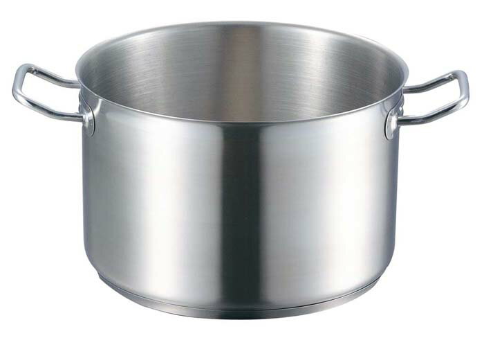 EBM　18−8　プロシェフ　IH　半寸胴鍋　26　蓋無(代引き不可)【送料無料】