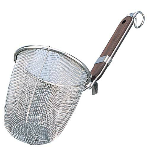 MI 18-8 ローズ柄 うどん揚 丸底 (φ139)(代引不可)【送料無料】