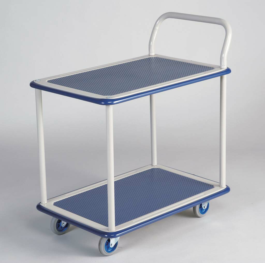 スチール台車 2段式 NHT-104 小型(代引不可)【送料無料】