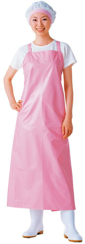 マイティクロス エプロン 胸当 E-1001-3 ベージュ M(代引不可)【送料無料】