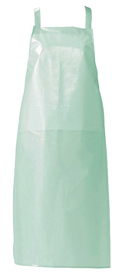 ジャブエプロン 胸当タイプ E1501-1 ブルー(代引不可)【送料無料】