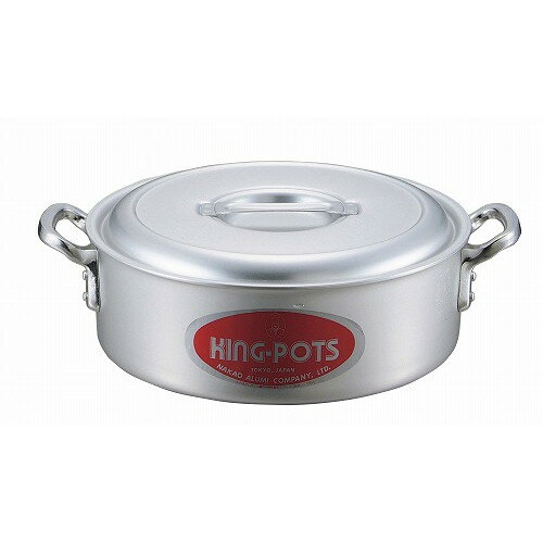 IH非对应 - キングアルマイト 外輪鍋(目盛付)30cm(代引不可)【送料無料】