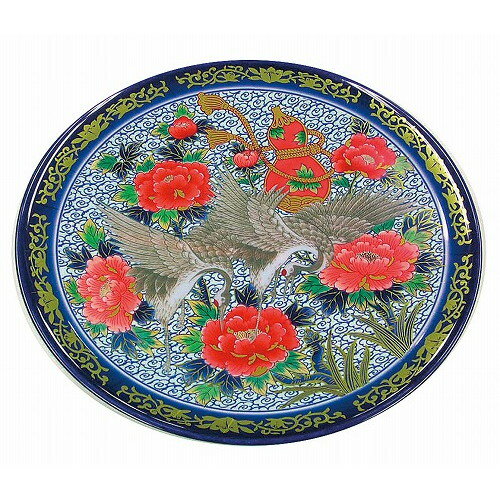 プラ容器 高台皿(5枚入)尺1 紺 有田(代引不可)【送料無料】