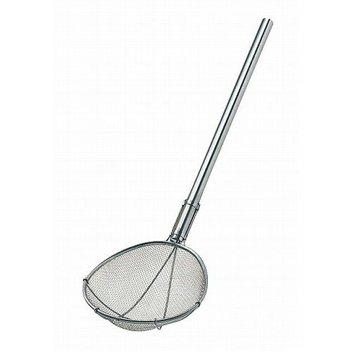 TS 18-8 パイプ柄スイノー型給食用すくい網短柄 特大 荒目S 6.5メッシュ(代引不可)【送料無料】