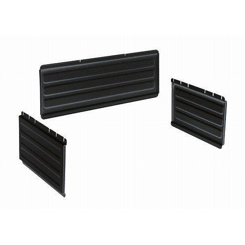 KDユーティリティーカートBC340KD用 シェルフパネルセット BC340KDP(110)ブラック(代引不可)【送料無料】