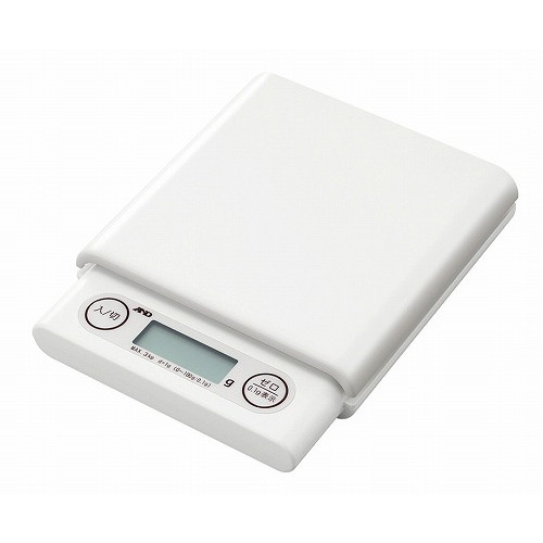 A&D ホームスケール 3kg UH3201 ホワイト(代引不可)【送料無料】