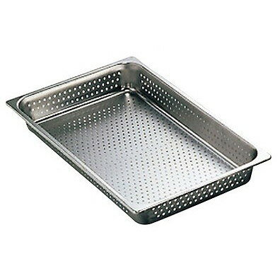 18-8 穴明ホテルパン 1/1 25mm 2111P(代引不可)【送料無料】